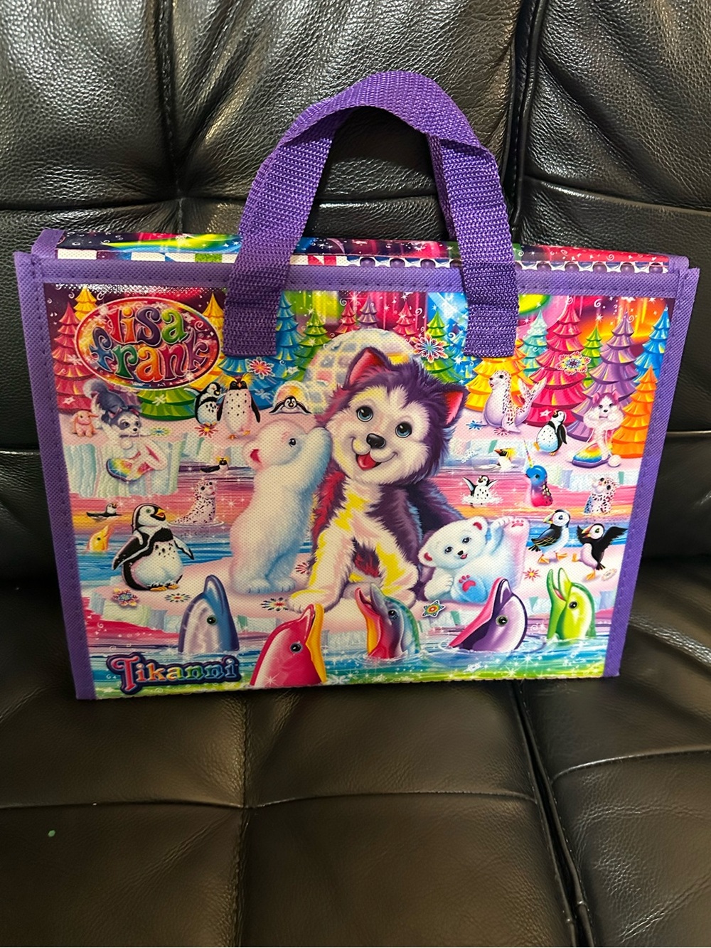 Lisa Frank tikanni husky art portfolio set!